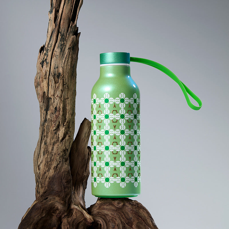 Trelvani Patterned Vacuum Insulated Stainless Steel Tumbler - Blue