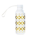 Trelvani Patterned Vacuum Insulated Stainless Steel Tumbler - White