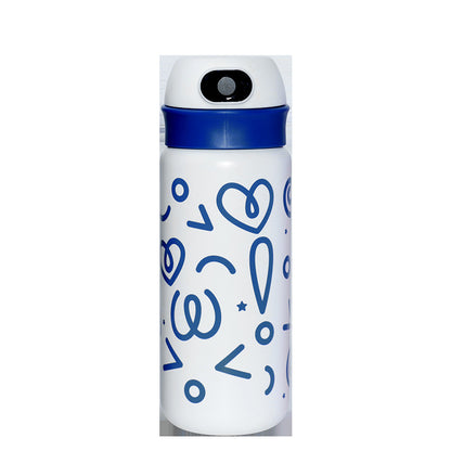 Trelvani Fingerprint-Access Smart Insulated Thermos - Pink