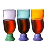 Trelvani Colored Borosilicate Glass Drinking Cup - Amber