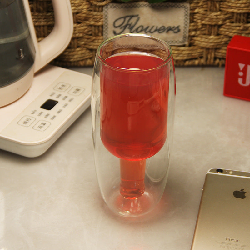 Trelvani Double-Wall Borosilicate Glass Drinking Cup - additional product view 2