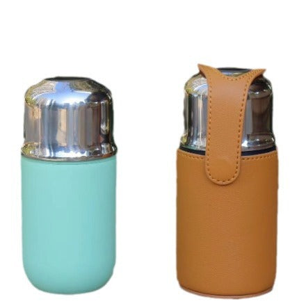 Trelvani Insulated Travel Tumbler with Removable Tea Infuser - Orange