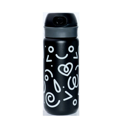 Trelvani Fingerprint-Access Smart Insulated Thermos - White