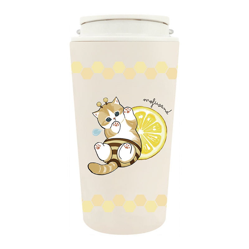Trelvani Cat-Illustrated Stainless Steel Insulated Tumbler - Style 2