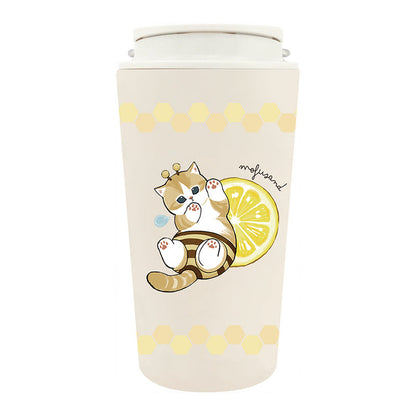 Trelvani Cat-Illustrated Stainless Steel Insulated Tumbler - Style 2