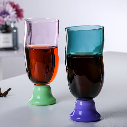 Trelvani Colored Borosilicate Glass Drinking Cup - Lake Green